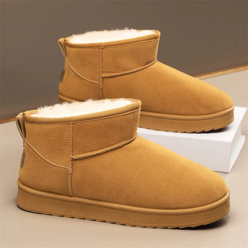 Medd Warm Slip Resistant Short Snow Boots Unisex-7