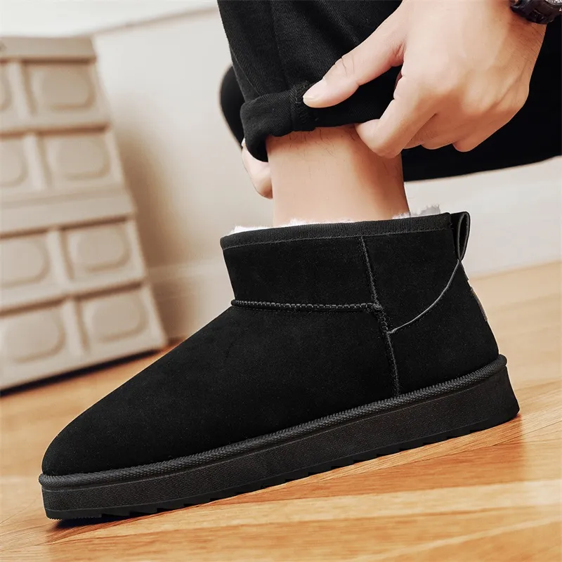 Medd Warm Slip Resistant Short Snow Boots Unisex-4