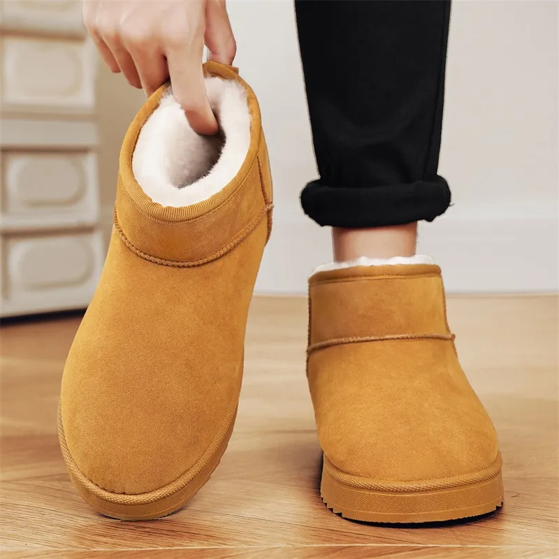 Medd Warm Slip Resistant Short Snow Boots Unisex-8