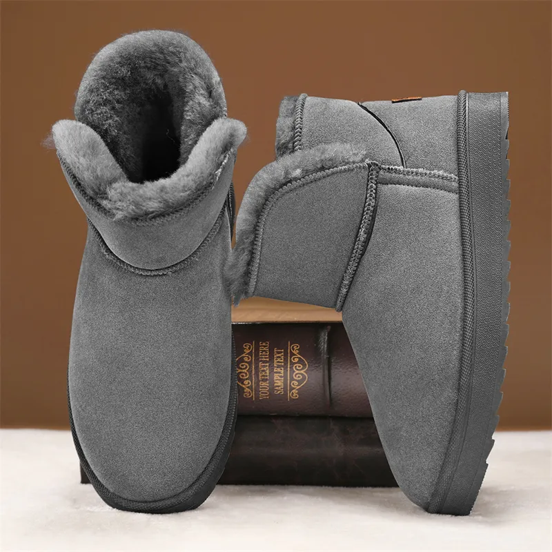 Medd Warm Slip Resistant Short Snow Boots Unisex-7