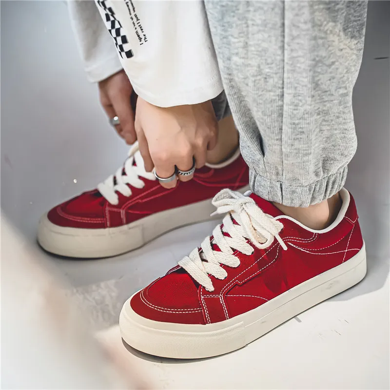 Medd Abrasion-Resistant Low-Top Canvas Shoes Men's-7