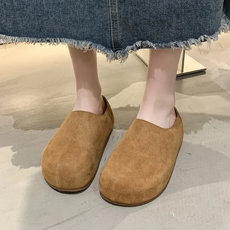 Medd Quiet Odor Resistant Abrasion Resistant Slip Resistant Closed Toe Slippers Women's-4