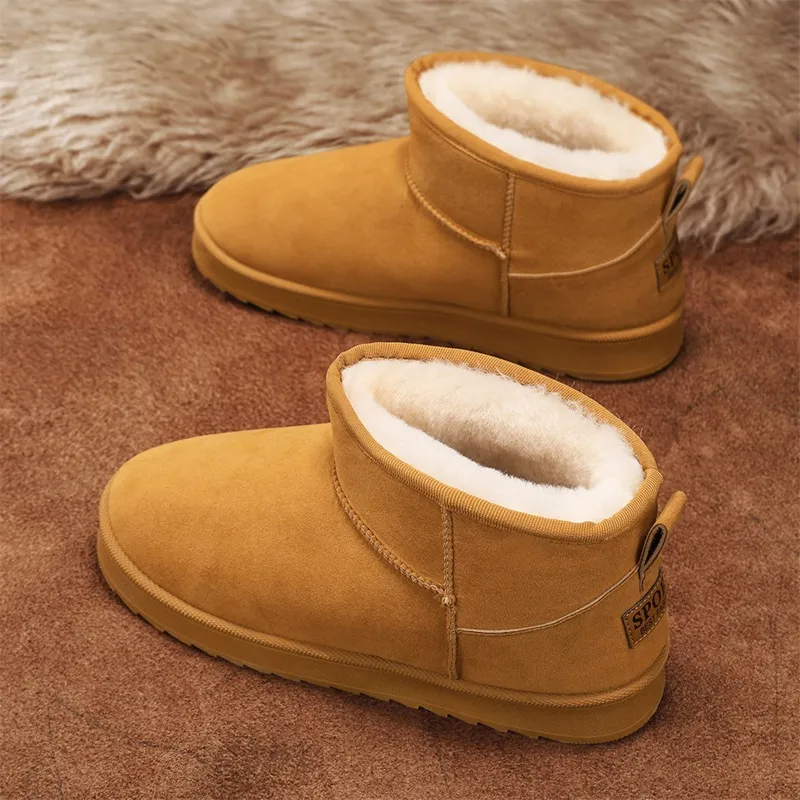 Medd Warm Slip Resistant Short Snow Boots Unisex-6