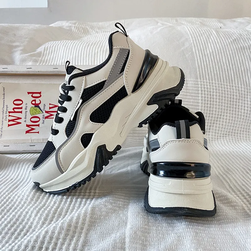 Boogie Bear Slip Resistant Breathable Low Top Chunky Sneakers Women's-2