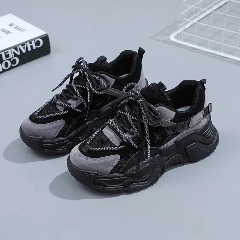 Boogie Bear Breathable Low Top Chunky Sneakers Women's-8