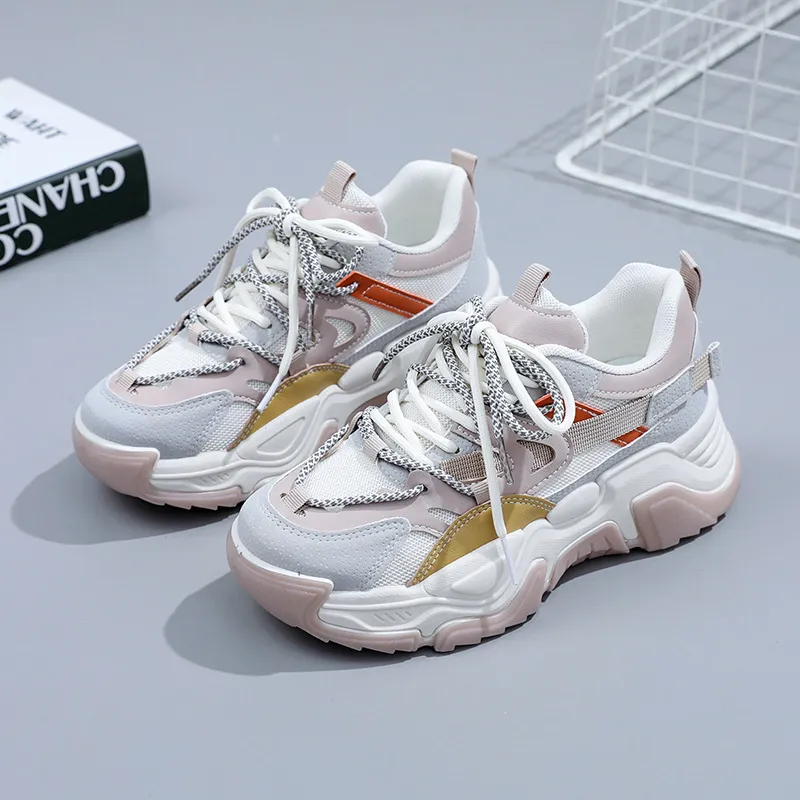 Boogie Bear Breathable Low Top Chunky Sneakers Women's-5