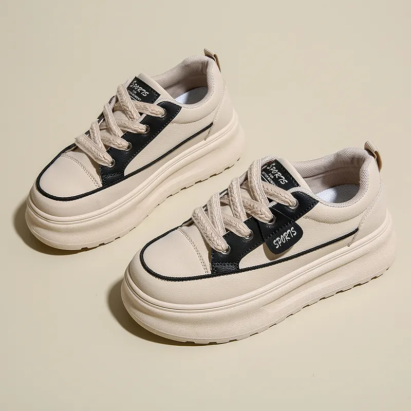 Boogie Bear Breathable Height Increasing Low Top Skateboard Shoes Women's-8