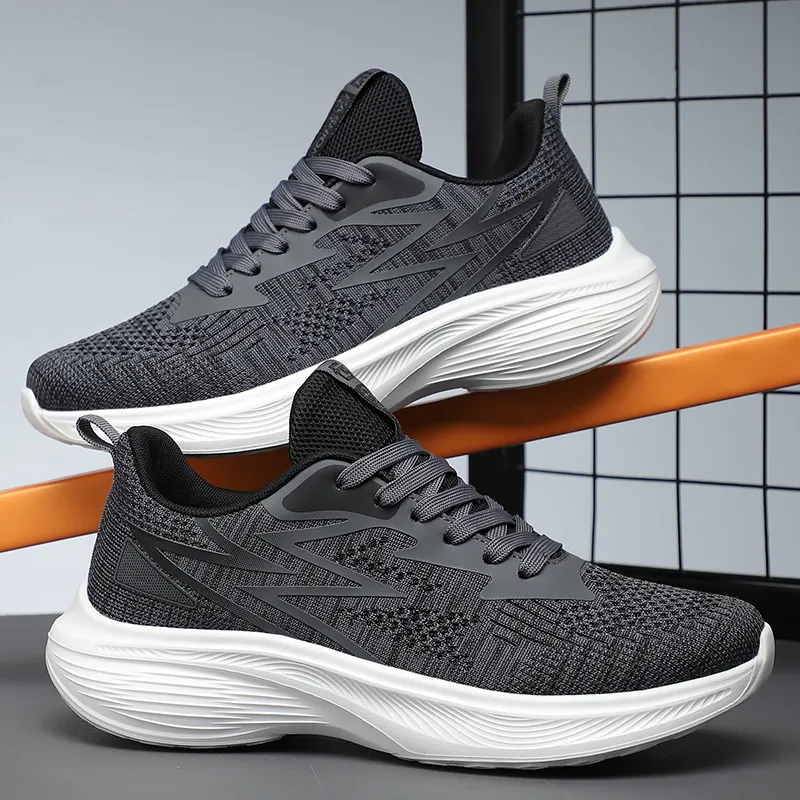 Boogie Bear Breathable Height Increasing Low-Top Running Shoes Men's-5