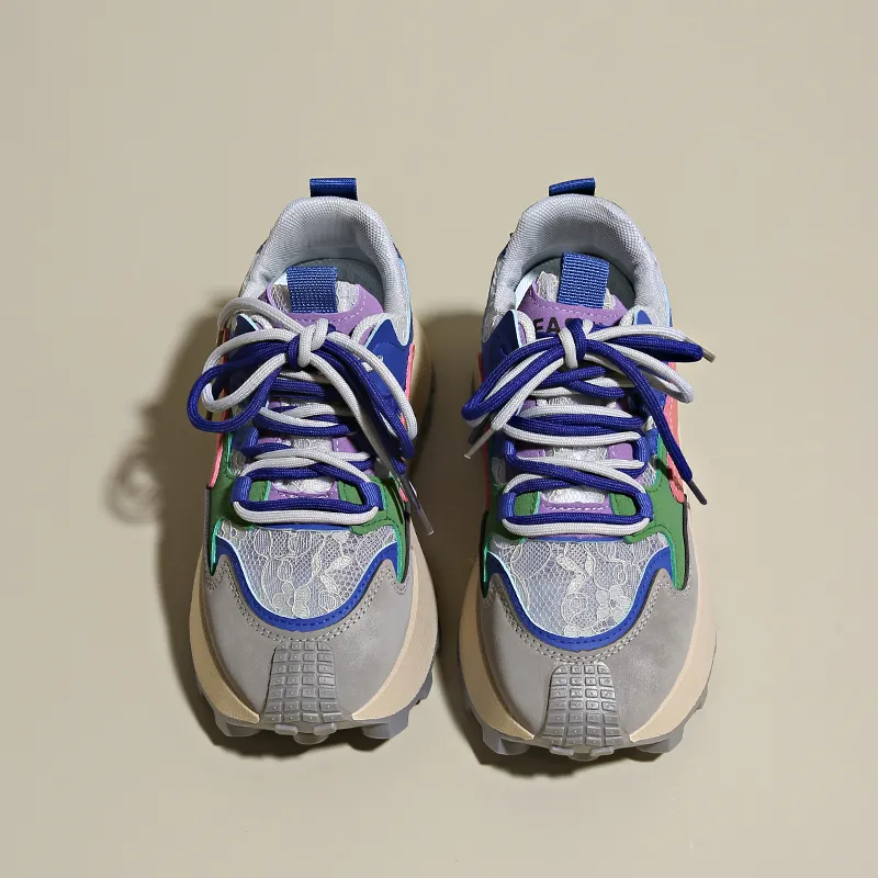 Boogie Bear Height Increasing Low Top Chunky Sneakers Women's-1