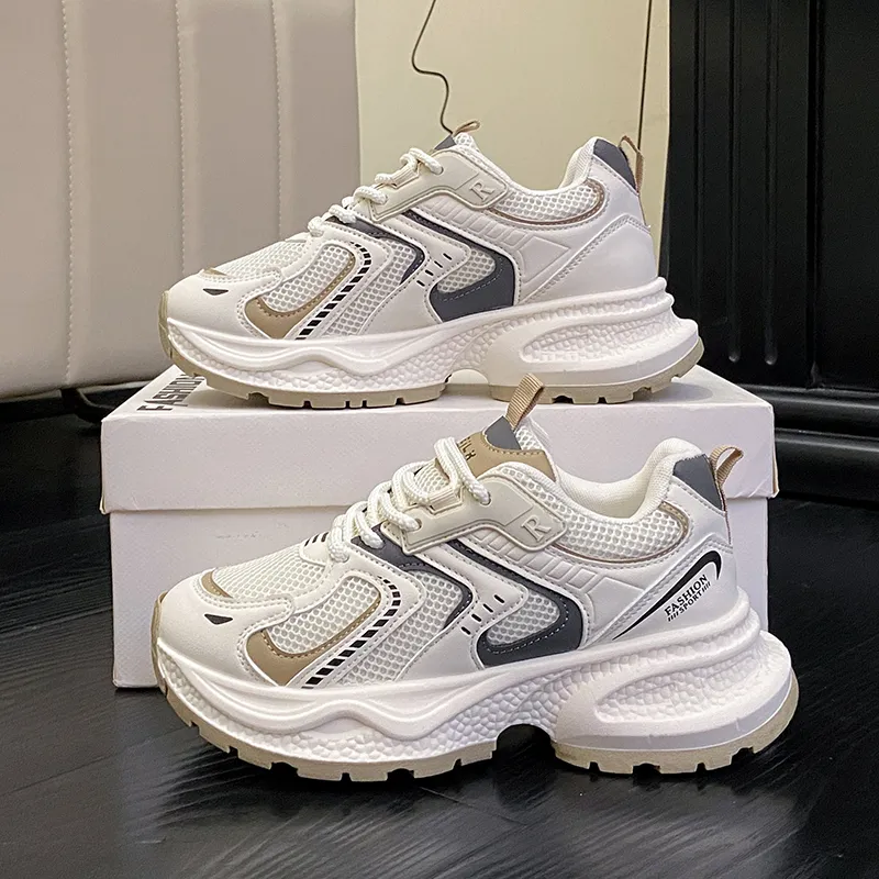 Boogie Bear Height Increasing Lightweight Chunky Sneakers Women's-3