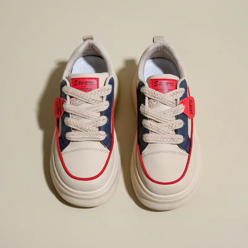 Boogie Bear Breathable Height Increasing Low Top Skateboard Shoes Women's-4