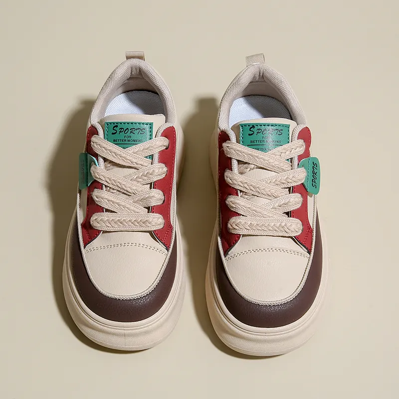 Boogie Bear Breathable Height Increasing Low Top Skateboard Shoes Women's-1