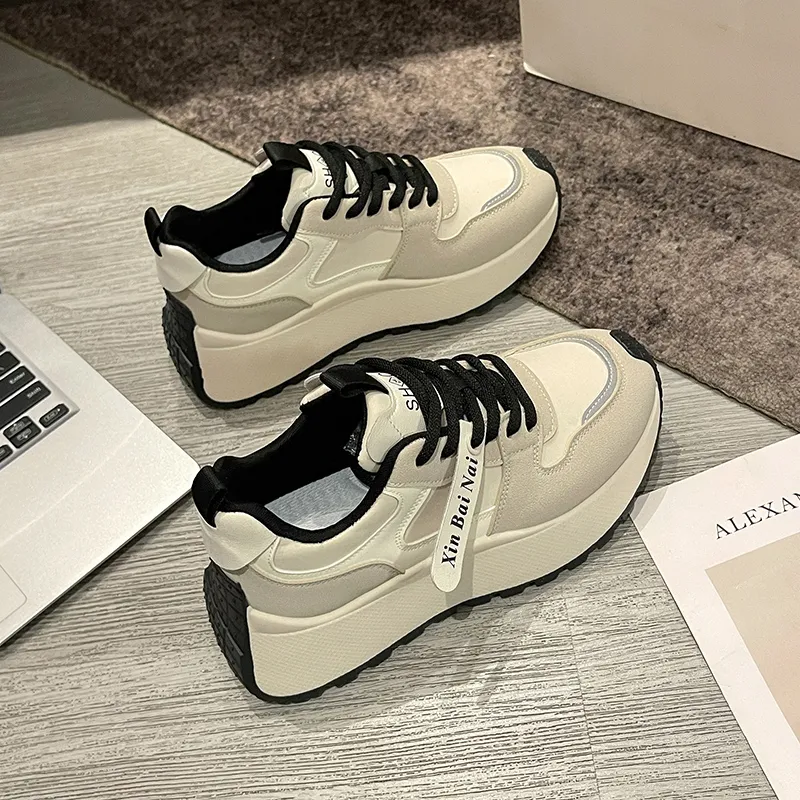 Boogie Bear Breathable Low Top Chunky Sneakers Women's-5