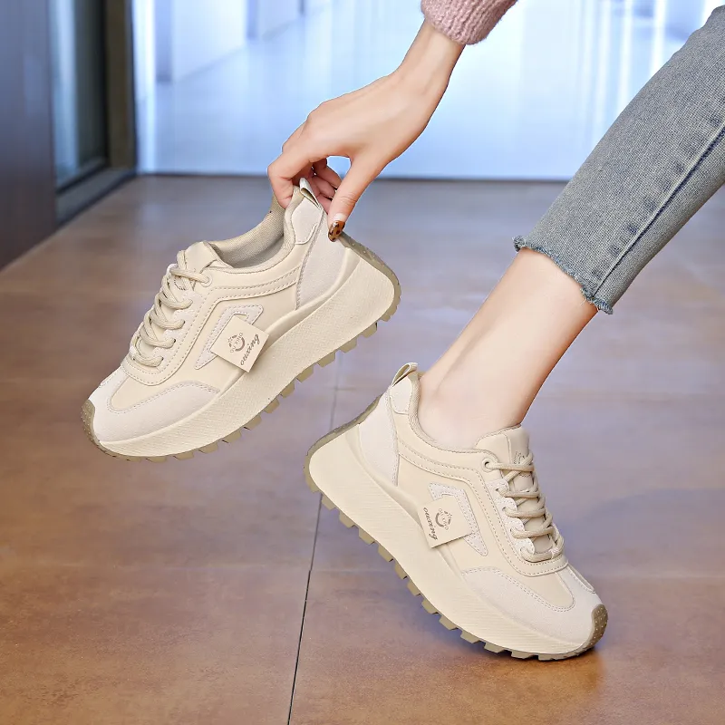 Boogie Bear Height Increasing Low Top Chunky Sneakers Women's-1