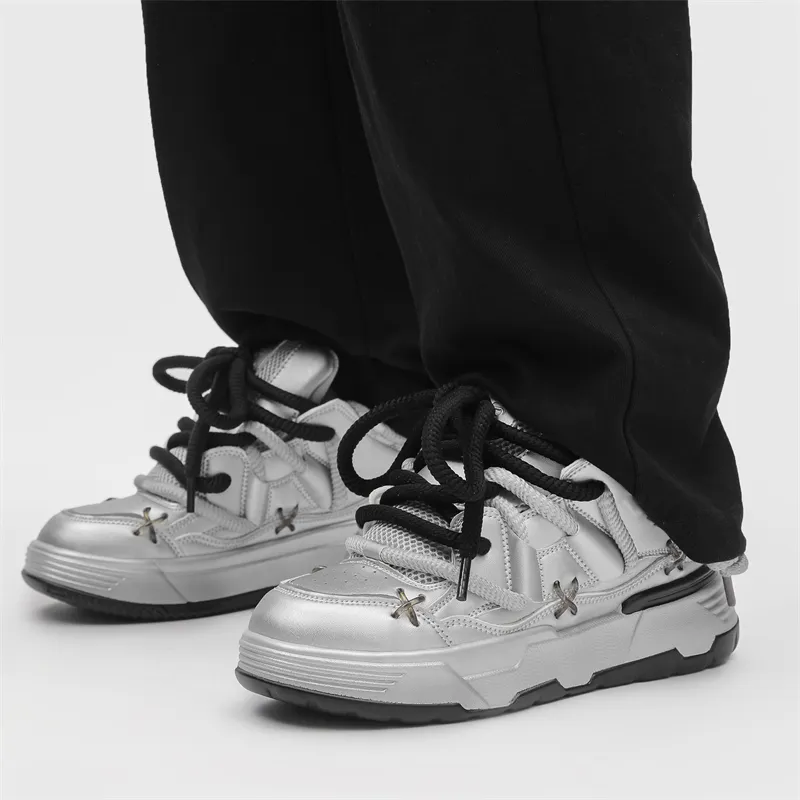 Slazenger Anti Slip Wear Resistant Low Top Skateboard Shoes Unisex-14