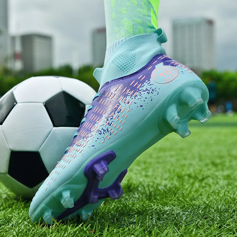 Slazenger FG Rubber Long Studs TT Rubber Broken Studs Anti Slip Wear Resistant Soccer Shoes Unisex-10