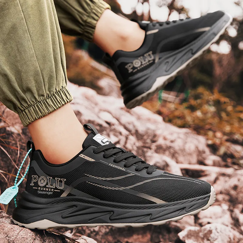 Slazenger Slip Resistant Low Top Hiking Shoes Men's-5