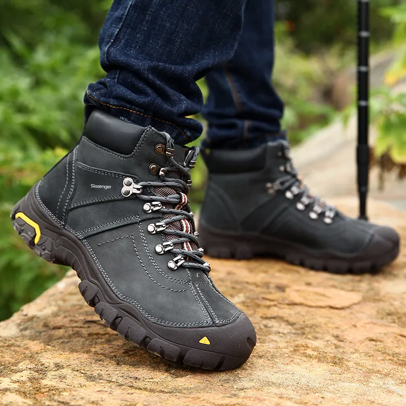 Slazenger Slip Resistant High Top Hiking Shoes Men's-1