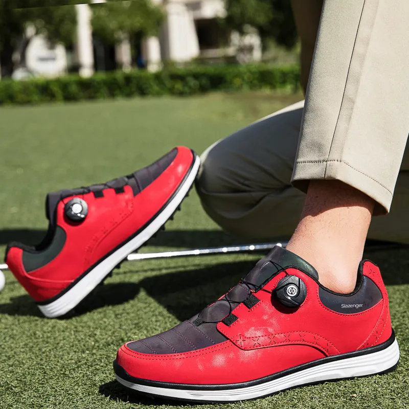 Slazenger Anti Slip Wear Resistant Low Top Golf Shoes Men's-1