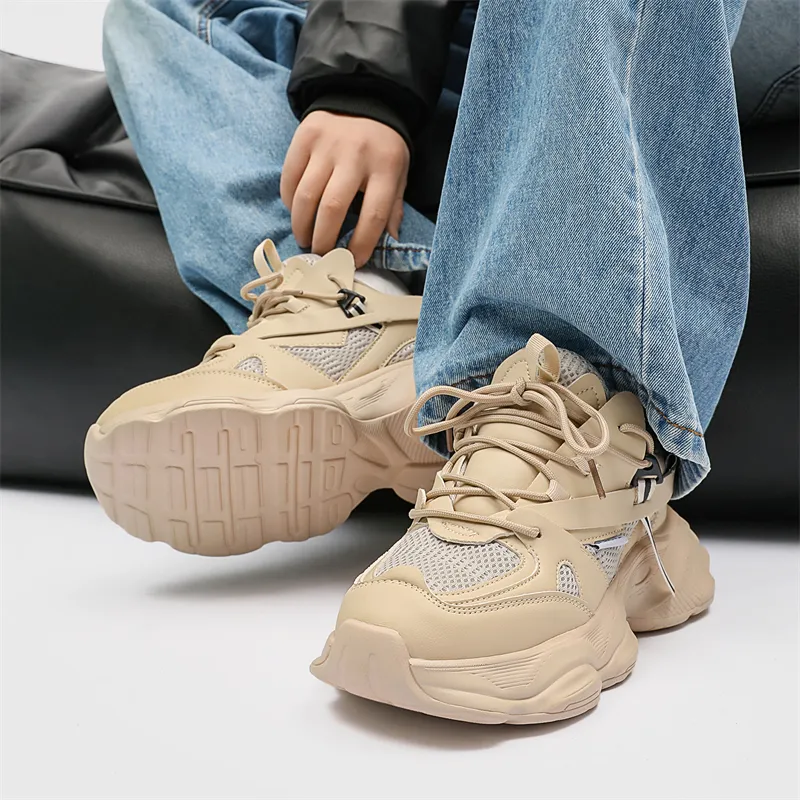 Slazenger Slip Resistant Low Top Chunky Sneakers Unisex-9