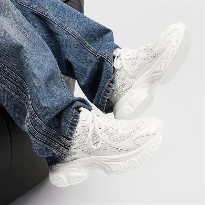 Slazenger Anti Slip Wear Resistant Low Top Chunky Sneakers Unisex-7