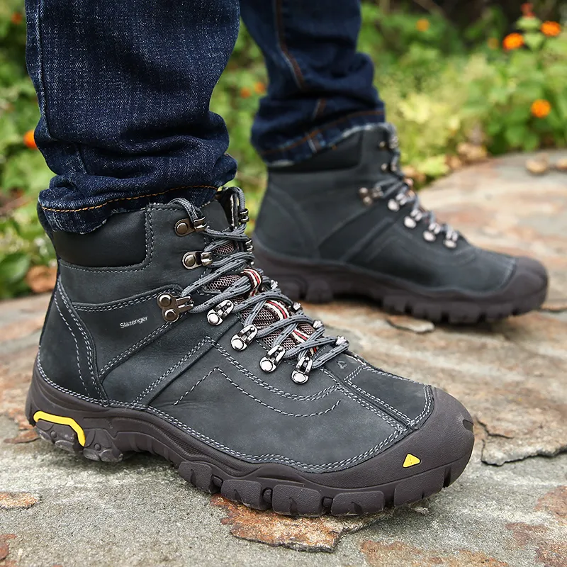 Slazenger Slip Resistant High Top Hiking Shoes Men's-4