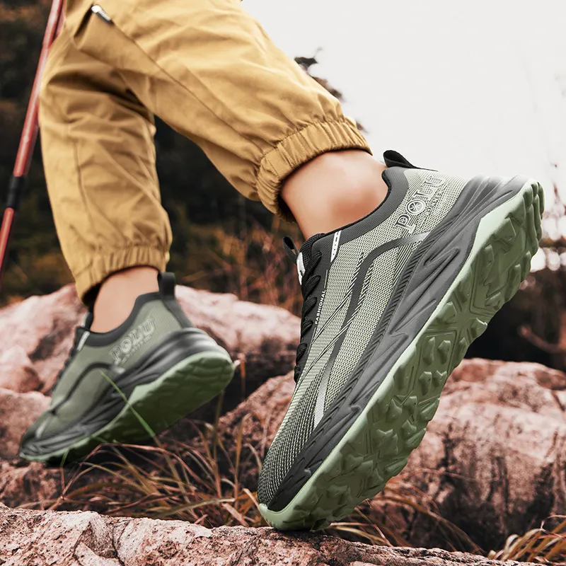 Slazenger Slip Resistant Low Top Hiking Shoes Men's-11
