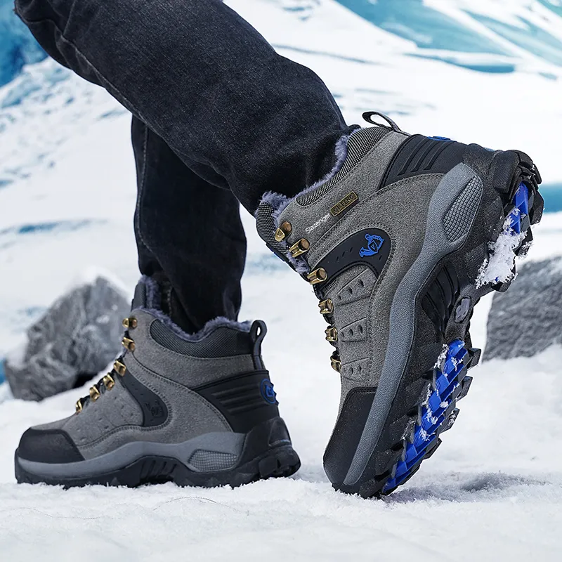 Slazenger Anti Slip Wear Resistant High Top Hiking Shoes Unisex-2