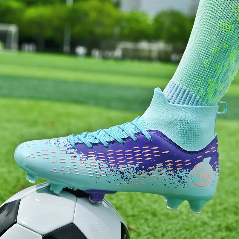 Slazenger FG Rubber Long Studs TT Rubber Broken Studs Anti Slip Wear Resistant Soccer Shoes Unisex-11