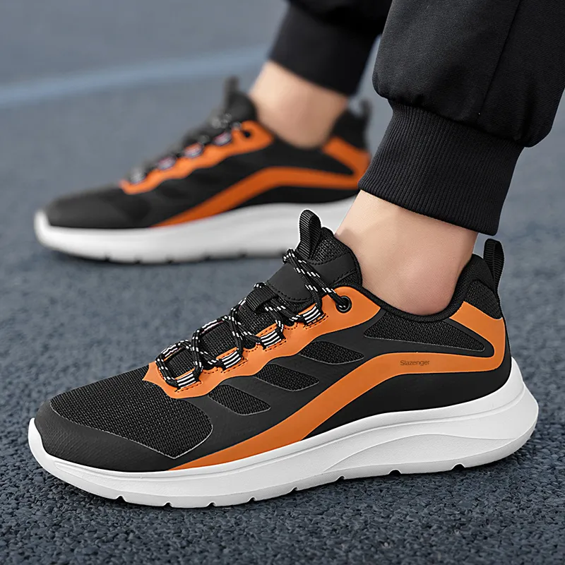 Slazenger Slip Resistant, Abrasion Resistant, Lightweight Low Top Running Shoes Unisex-11