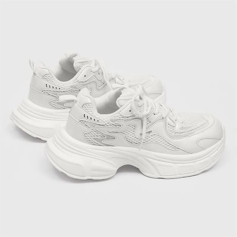 Slazenger Anti Slip Wear Resistant Low Top Chunky Sneakers Unisex-11