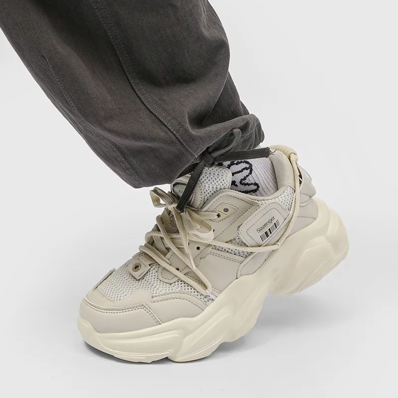 Slazenger Anti Slip Wear Resistant Low Top Chunky Sneakers Unisex-9