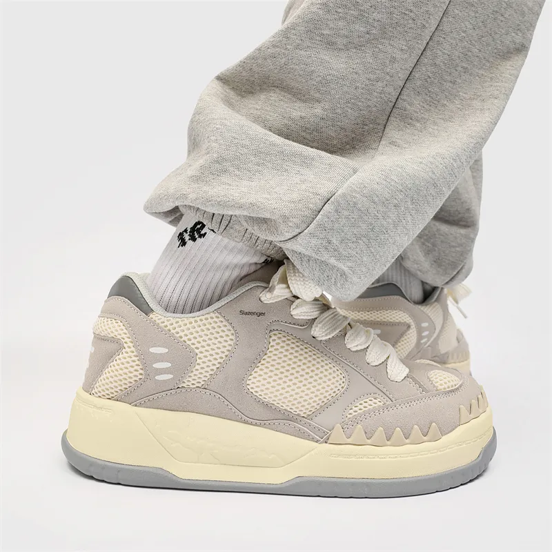 Slazenger Chunky Sneakers Slip Resistant Low Top Couple's Unisex-16