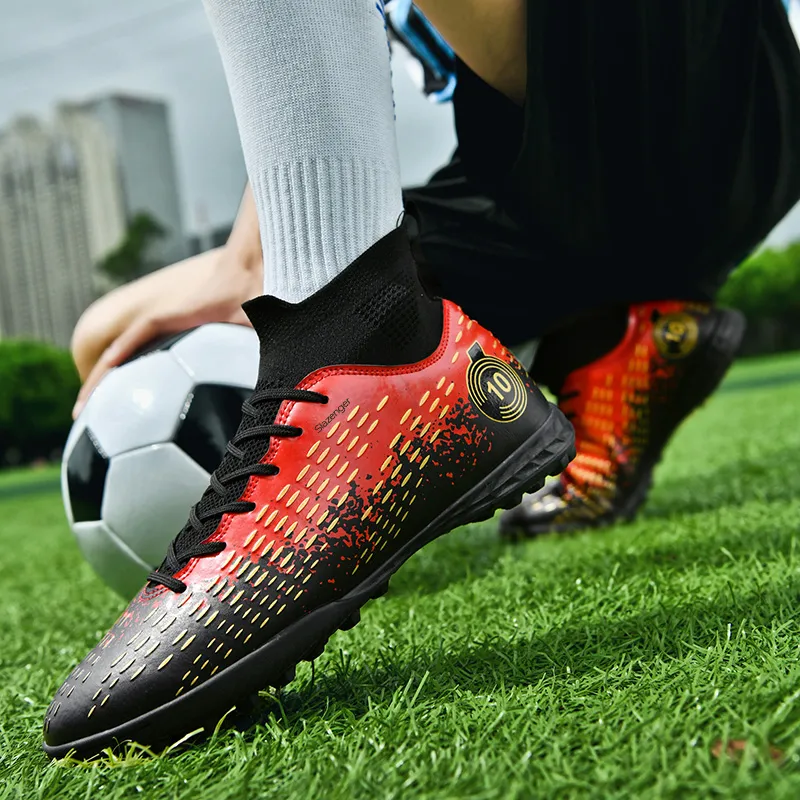 Slazenger FG Rubber Long Studs TT Rubber Broken Studs Anti Slip Wear Resistant Soccer Shoes Unisex-15