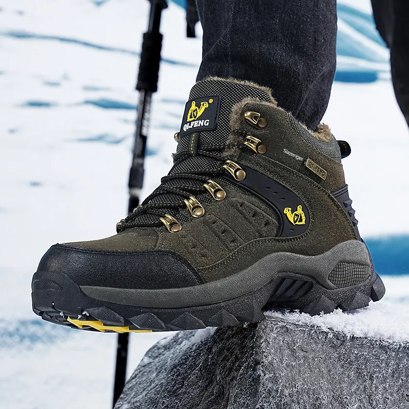 Slazenger Anti Slip Wear Resistant High Top Hiking Shoes Unisex-6