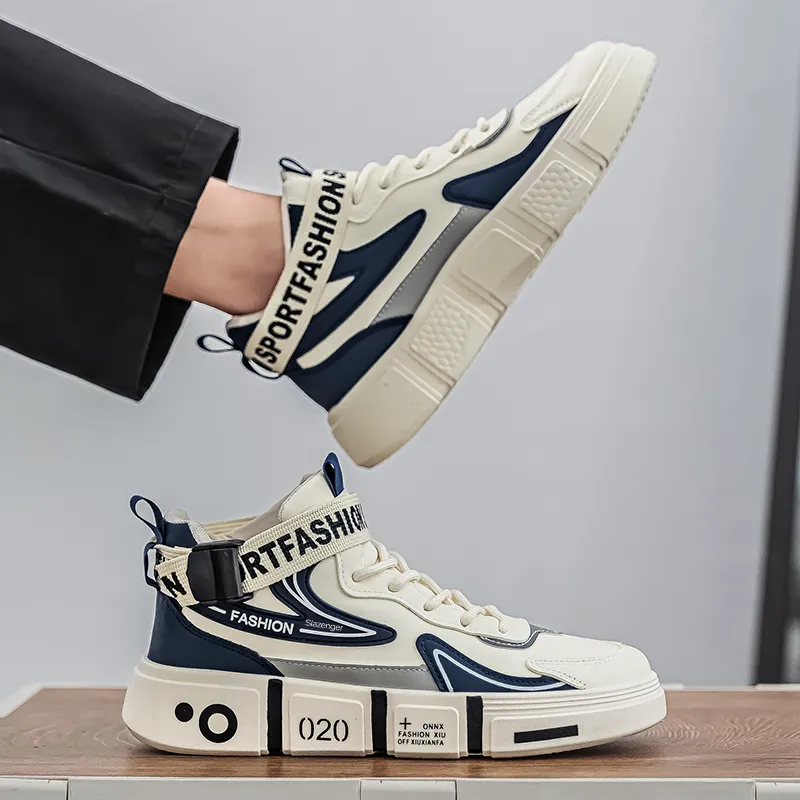 Slazenger Slip Resistant High Top Skateboard Shoes Unisex-4