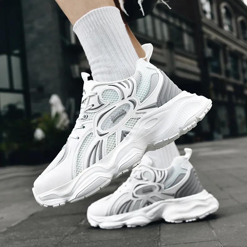 Slazenger Anti Slip Wear Resistant Low Top Chunky Sneakers Unisex-3
