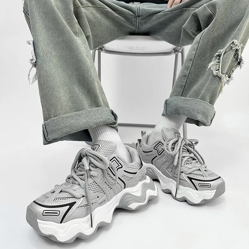 Slazenger Anti Slip Wear Resistant Low Top Chunky Sneakers Men's-7