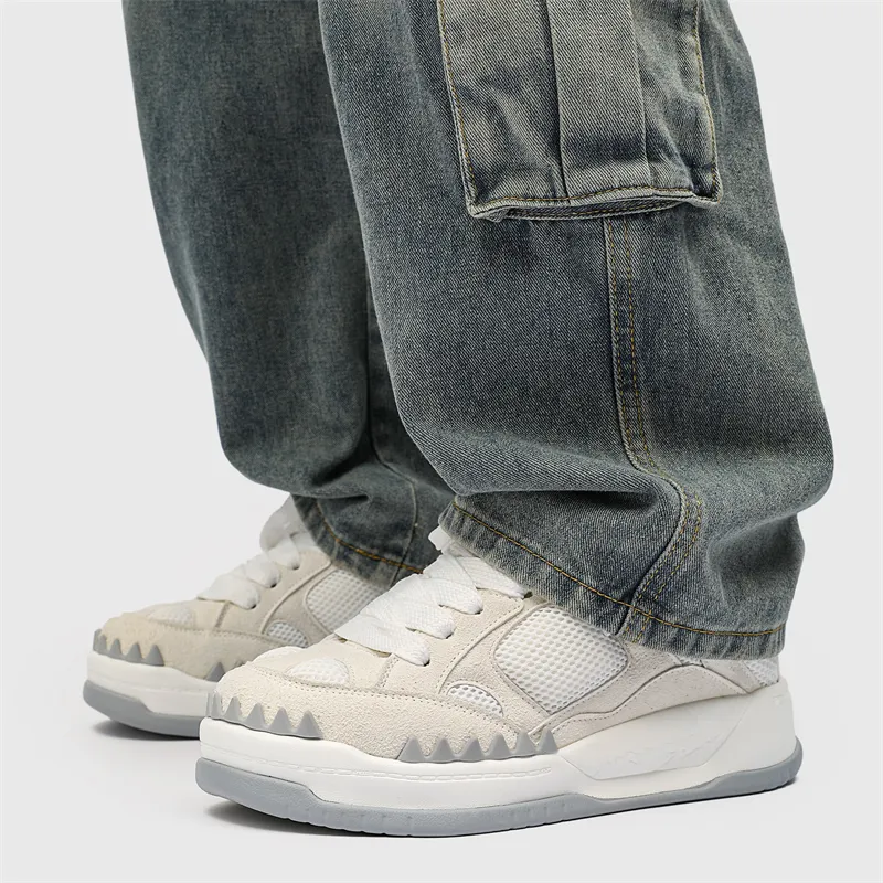 Slazenger Chunky Sneakers Slip Resistant Low Top Couple's Unisex-6