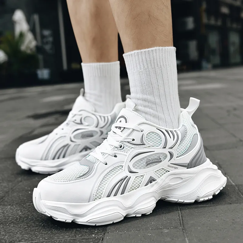 Slazenger Anti Slip Wear Resistant Low Top Chunky Sneakers Unisex-2