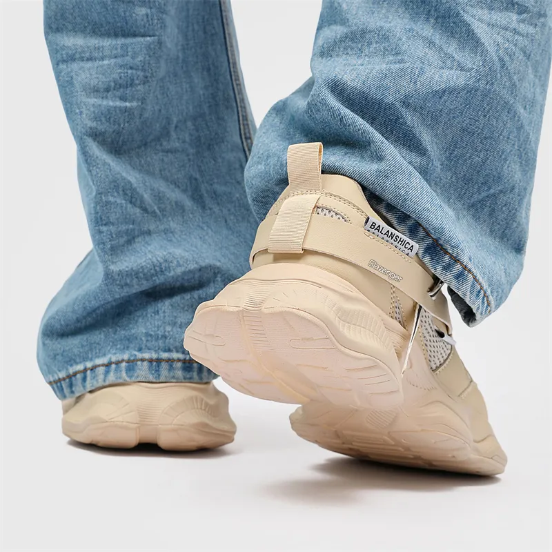 Slazenger Slip Resistant Low Top Chunky Sneakers Unisex-7