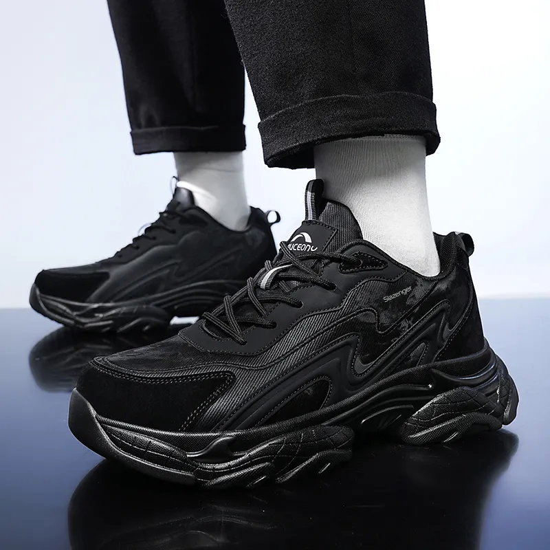 Slazenger Slip Resistant Low Top Chunky Sneakers Men's-1