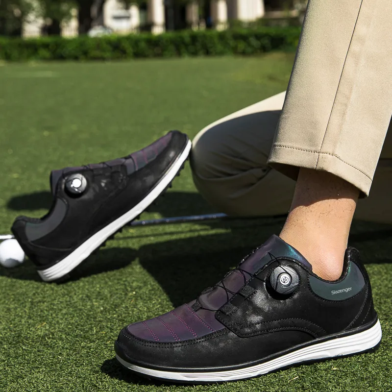 Slazenger Anti Slip Wear Resistant Low Top Golf Shoes Men's-16
