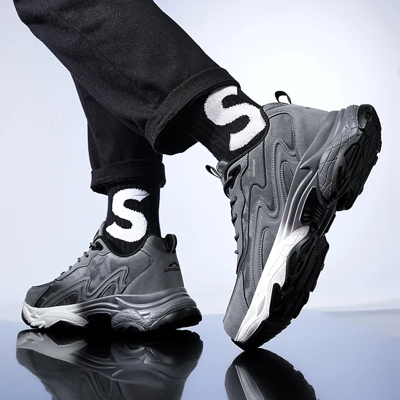 Slazenger Slip Resistant Low Top Chunky Sneakers Men's-9