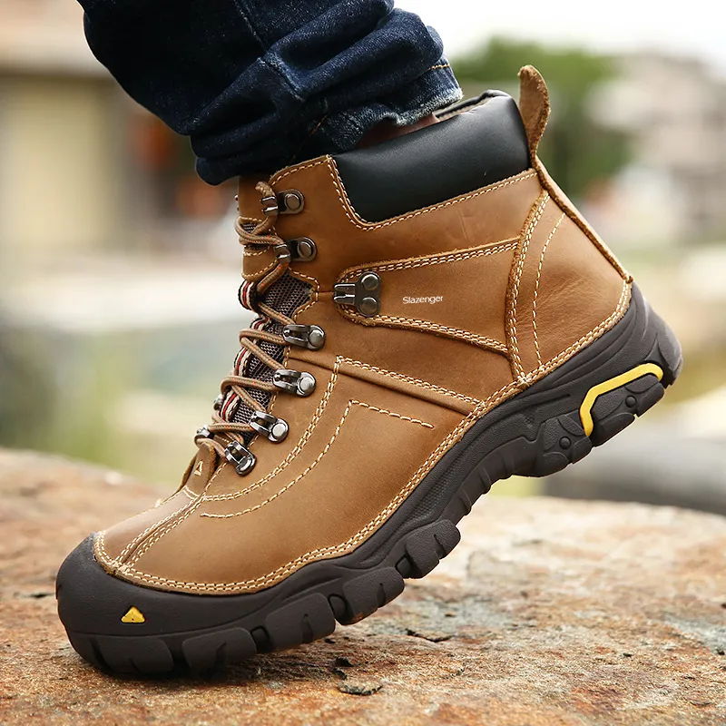 Slazenger Slip Resistant High Top Hiking Shoes Men's-16