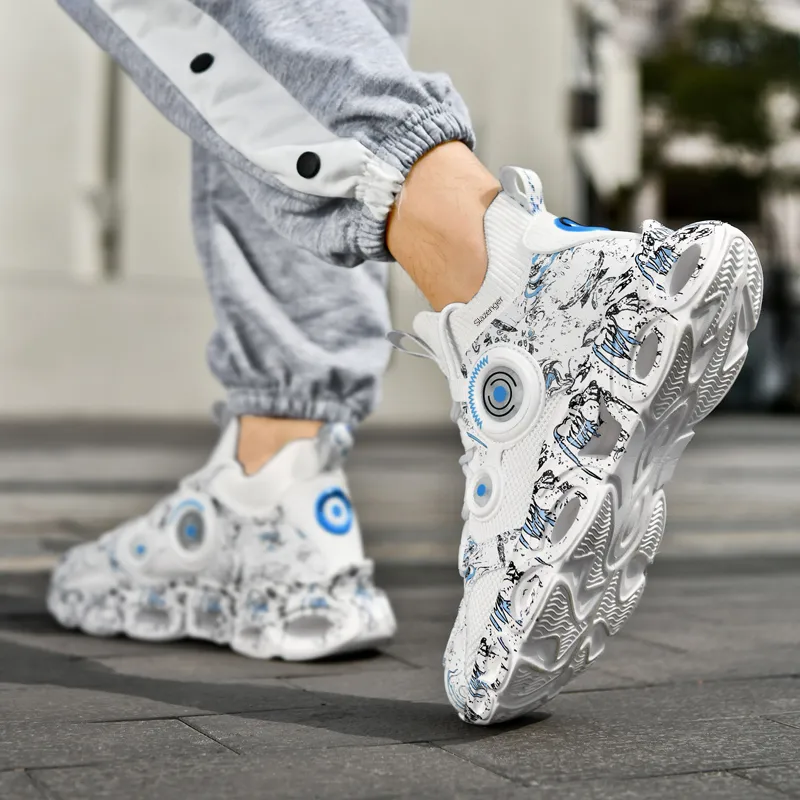 Slazenger Anti Slip Wear Resistant Low Top Chunky Sneakers Unisex-2