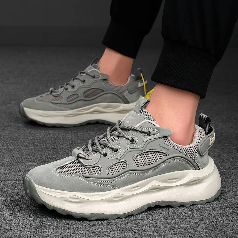 Slazenger Anti Slip Wear Resistant Low Top Chunky Sneakers Unisex-7