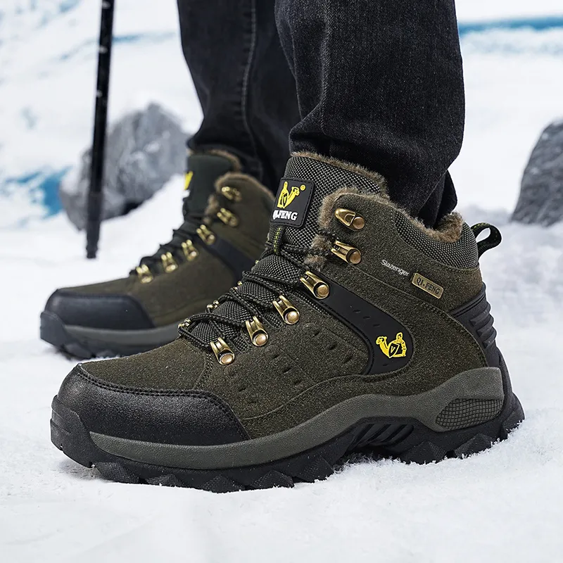 Slazenger Anti Slip Wear Resistant High Top Hiking Shoes Unisex-7