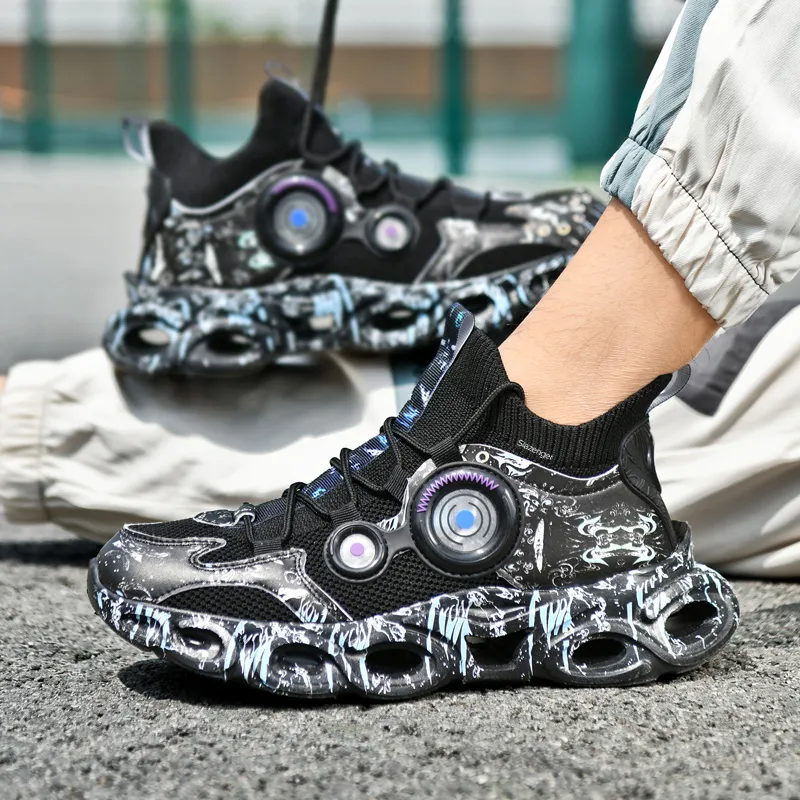 Slazenger Anti Slip Wear Resistant Low Top Chunky Sneakers Unisex-13