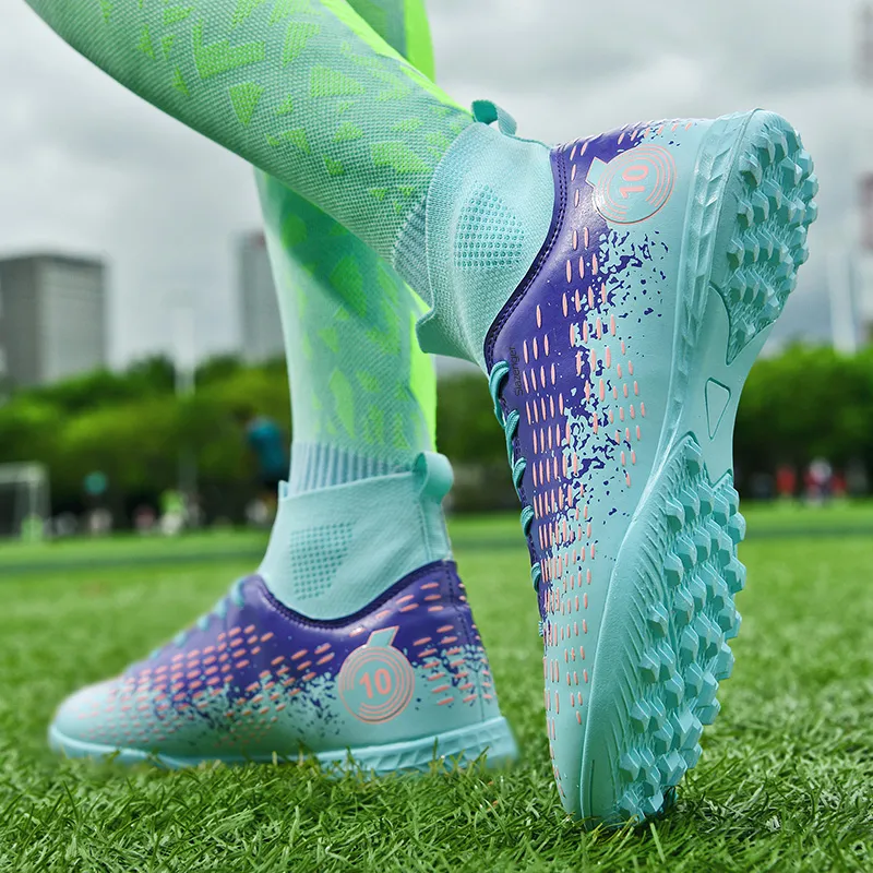 Slazenger FG Rubber Long Studs TT Rubber Broken Studs Anti Slip Wear Resistant Soccer Shoes Unisex-21